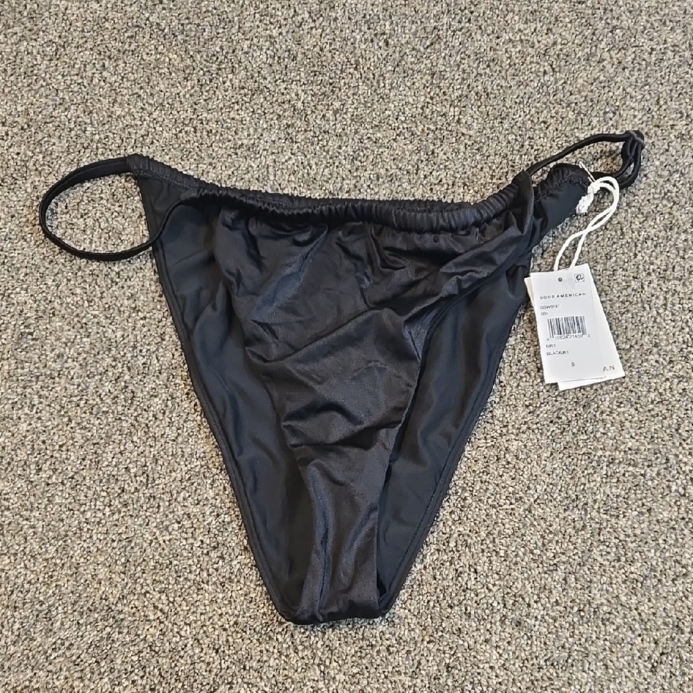 NWT Good American Black Women's Swim Bottom Sz 6/3XL